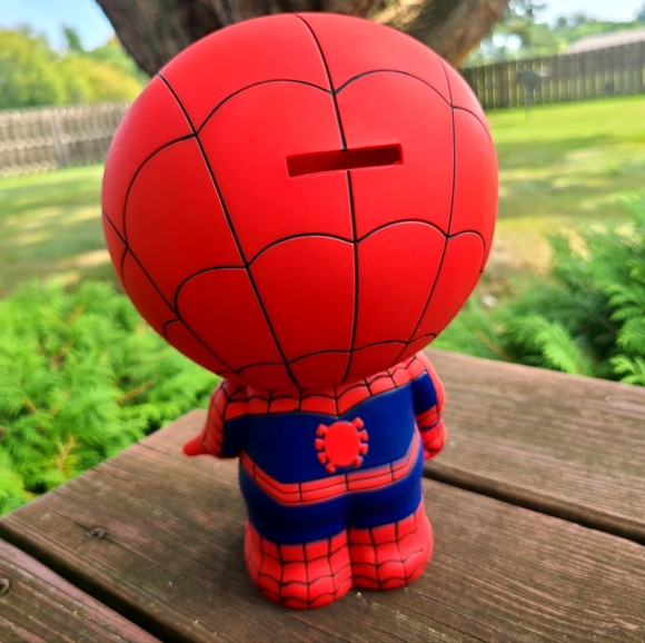 Marvel Spider-Man 3D Coin Money Piggy Bank Desktop Bookshelf Decor Figurine - Picture 10 of 10